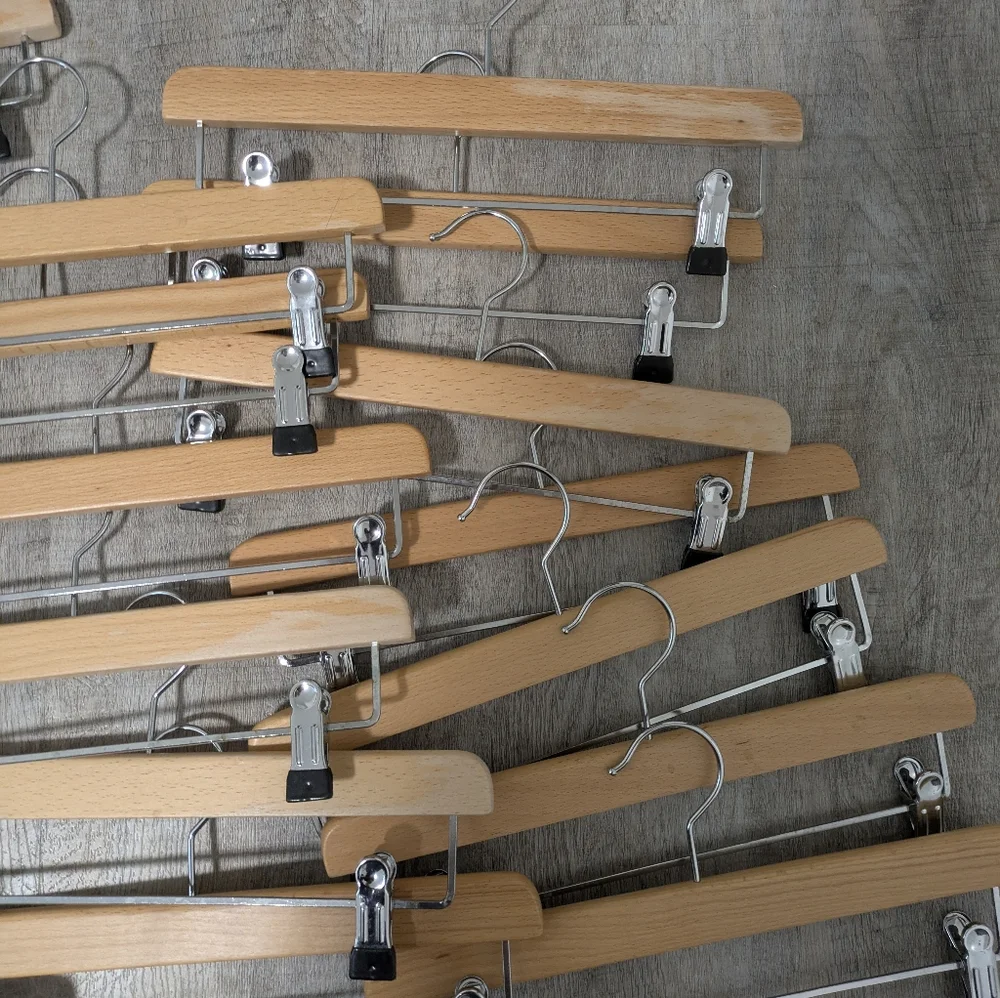 Ted Baker Natural Wood Skirt And Pants Hangers 20 Count